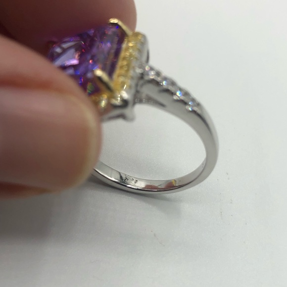 5ct Purple Sapphire Ring - Picture 9 of 11